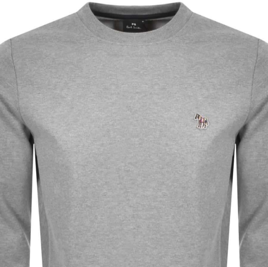 Alternative Image for ProductPS By Paul Smith Crew Neck Sweatshirt Grey2
